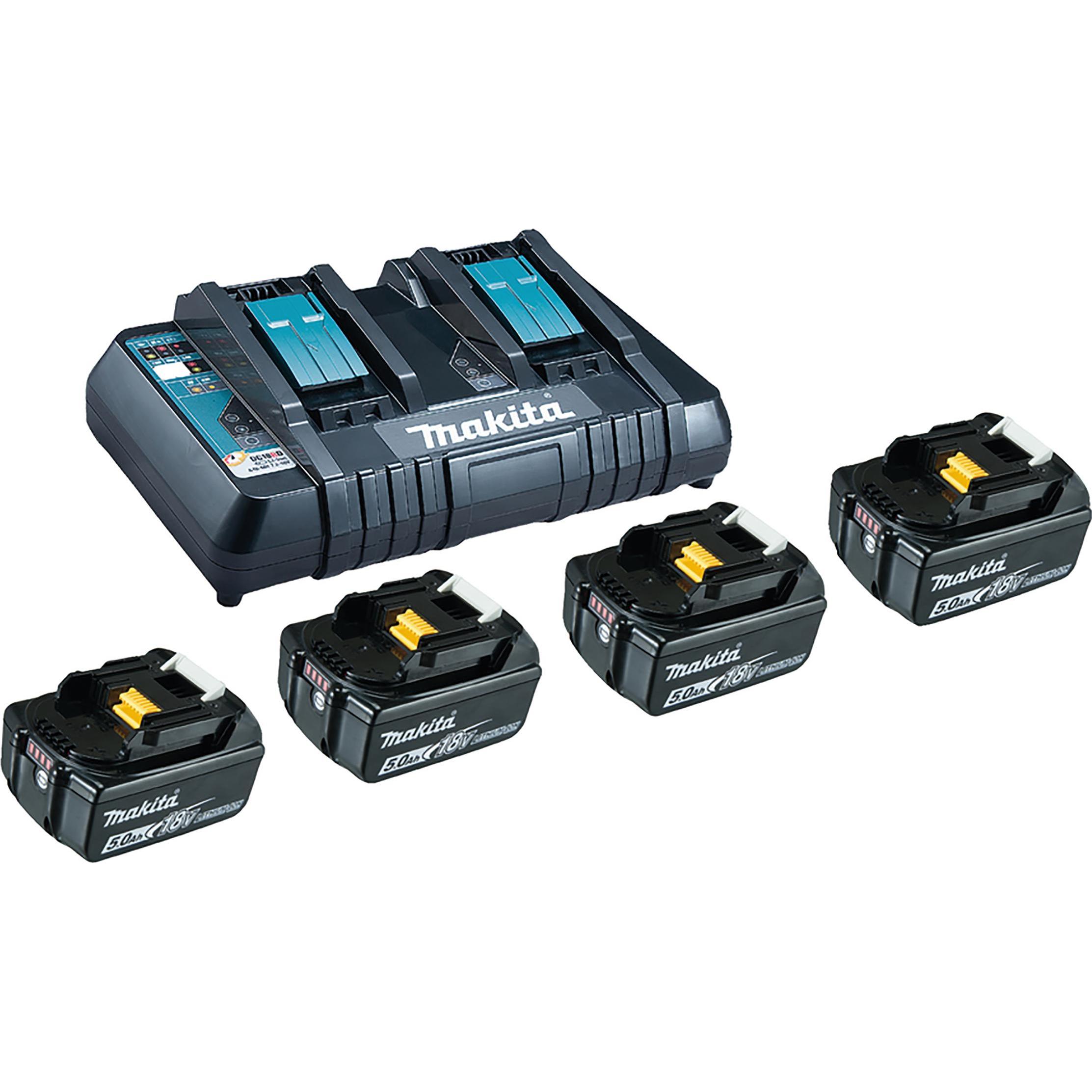 Makita, Werkzeugakku + Ladegerät, Power Source-Kit (18 V)