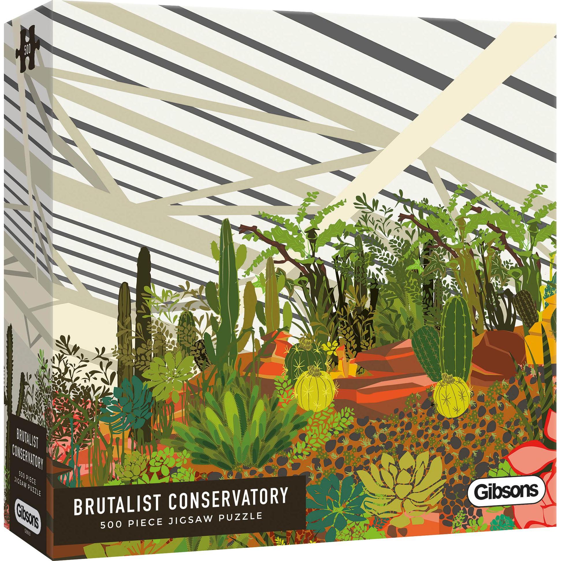 Gibsons Puzzle Brutalist Winter Garden, London 500 Teile (500 Teile)