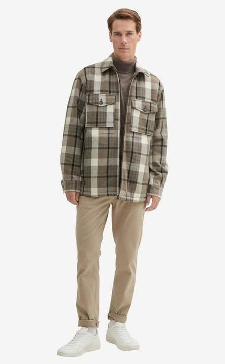 Actual product image Tom Tailor Flannel Check Jacket with Chest Pockets (M)
