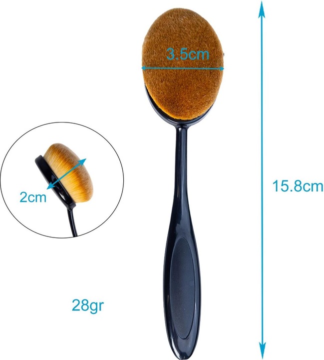 Actual product image Intirilife Make Up Pinsel