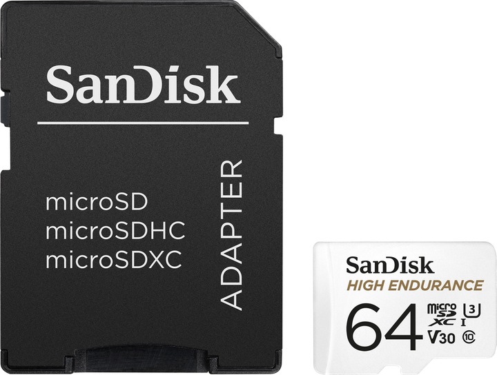 SanDisk High Endurance (64 Go, microSDXC, U3, UHS-I)