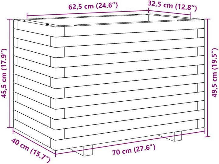 Produktbild vidaXL Pflanzgefäss