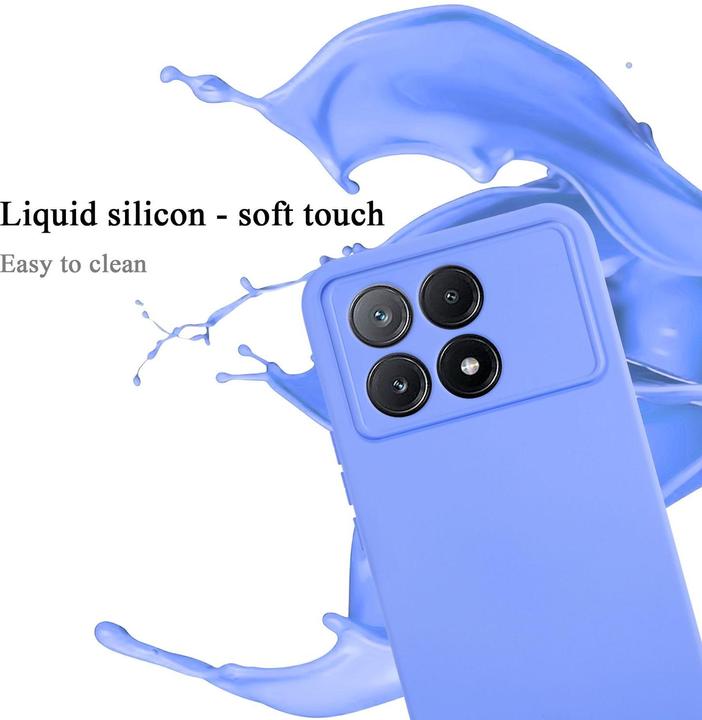 Image du produit Cadorabo Housse pour Xiaomi Poco X6 Pro TPU en design Liquid Protection silicone (Xiaomi Poco X6 Pro)