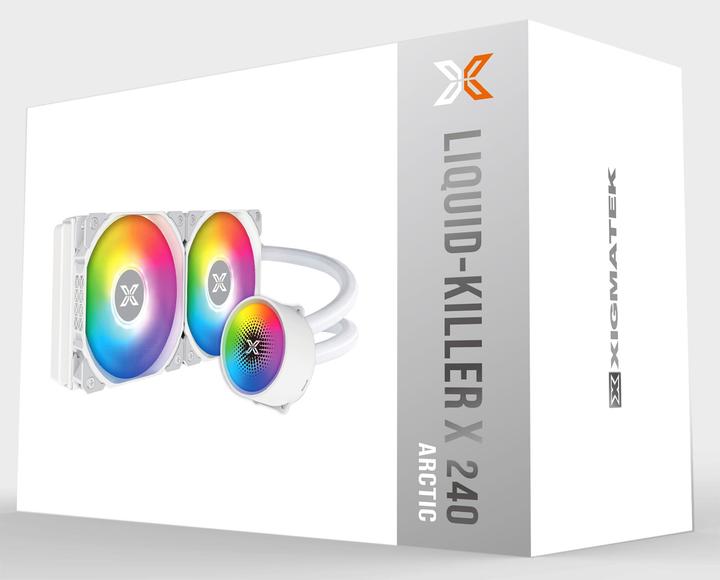 Produktbild Xigmatek Kit Watercooling Liquid Killer X RGB - 240mm (Blanc)