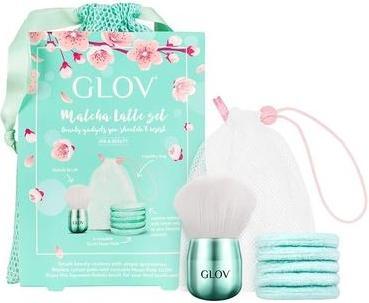 Image du produit Glov SET Matcha Latte Moon Pads waciki do demakijażu + Kabuki Makeup Brush pędzel do makijażu + (Set maquillage)
