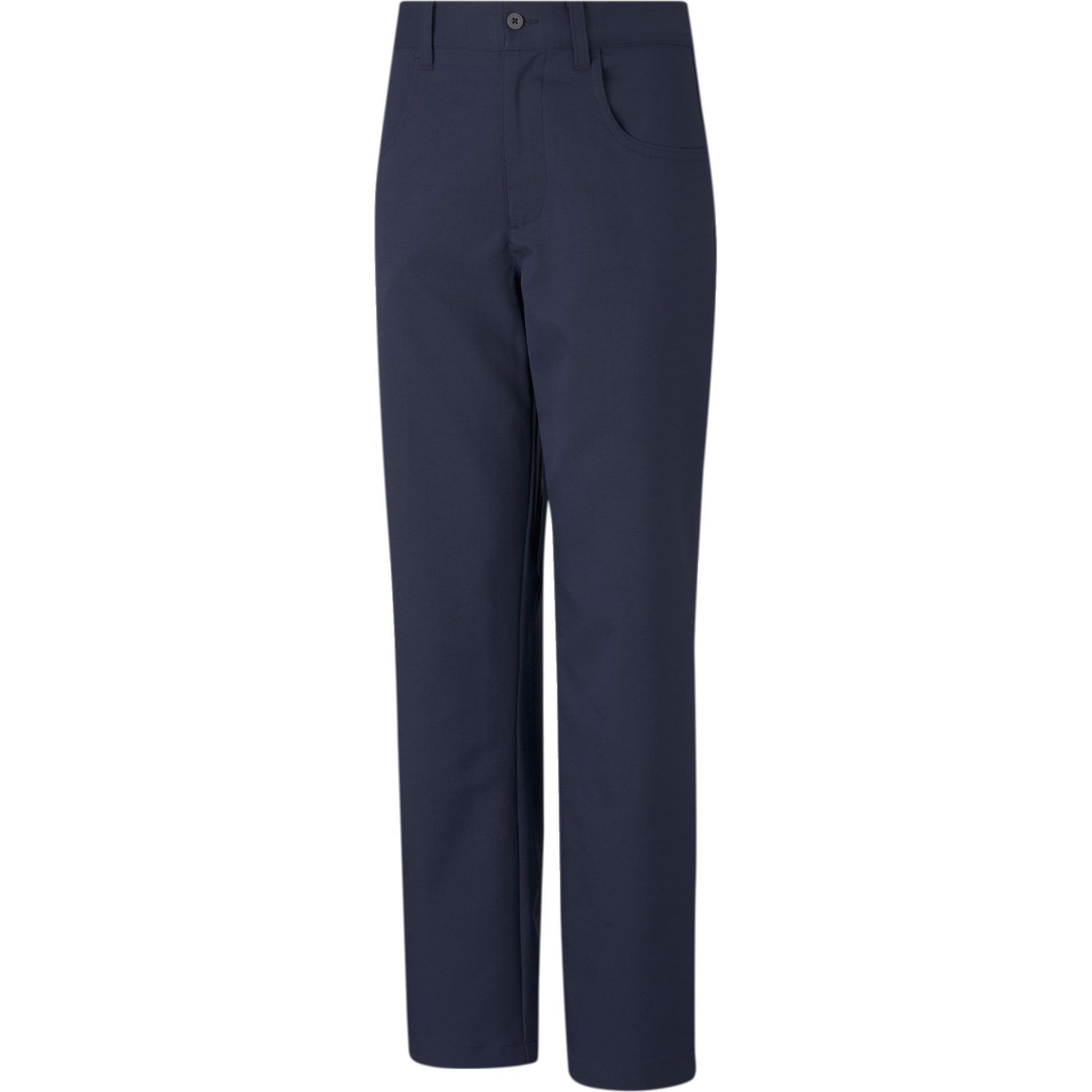 Puma, Jungen, Sporthose, Boys 5 Pocket Pant-530672 (128), Blau, 128