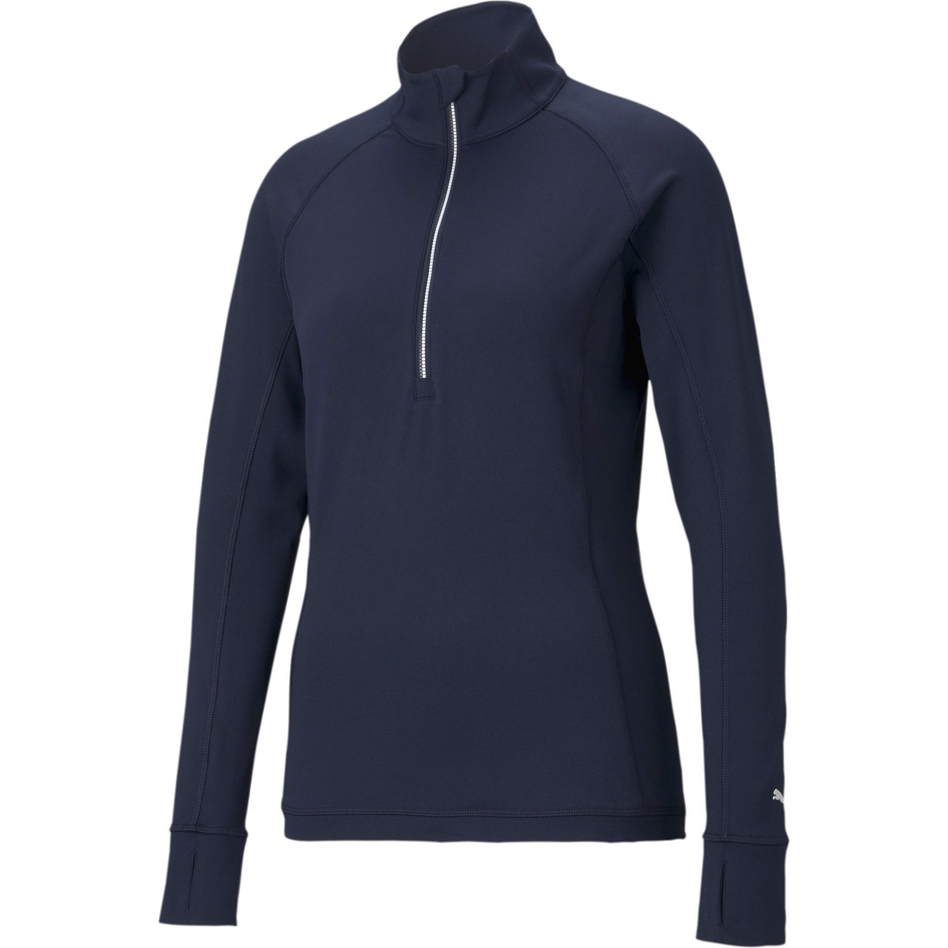 Puma, Damen, Pullover, W Rotation 1/4 Zip-577943, Blau, (M)