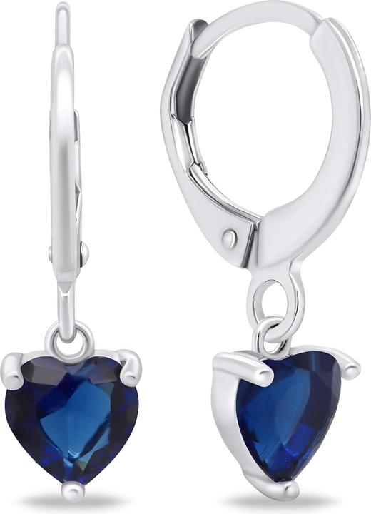 Immagine prodotto Brilio Argento - Orecchini a cerchio in argento Cuore EA654WB