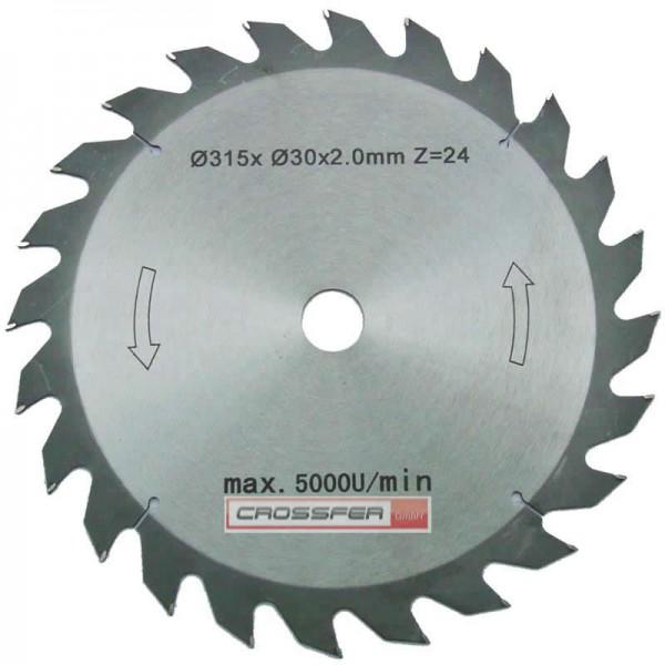 Image du produit Crossfer - Qualitäts HM-Sägeblatt Holz-Grobschnitt 315 mm