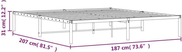 Image du produit vidaXL Bettgestell (180 x 200 cm)