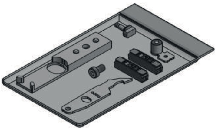 Actual product image Vitris Accessories complementary set electric lock for Portavant M50 un