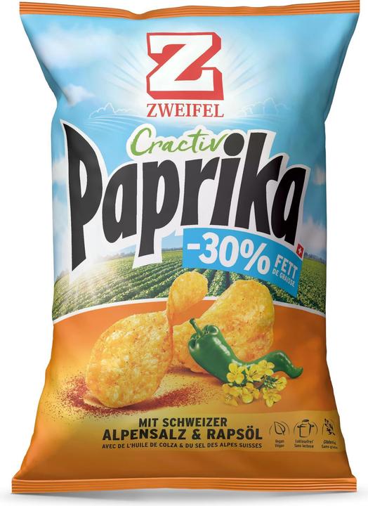 Zweifel Chips Cractiv Paprika 160g (160 g)