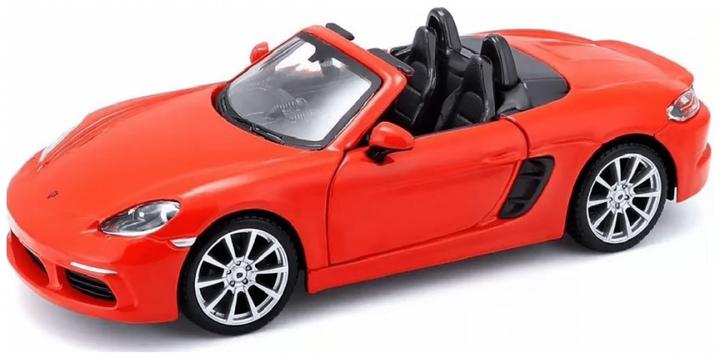 Actual product image Bburago Porsche 718 Boxster Blue 1/24