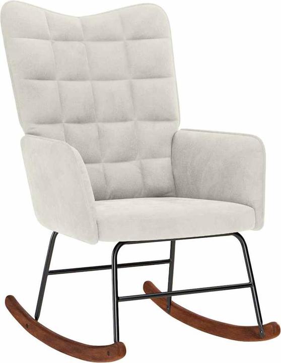 Actual product image vidaXL Schaukelstuhl mit Hocker