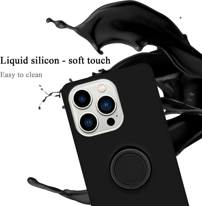 Immagine prodotto Cadorabo Custodia per Apple iPhone 14 PRO MAX in TPU Liquid Ring in stile custodia in silicone (Apple iPhone 14 Pro Max)