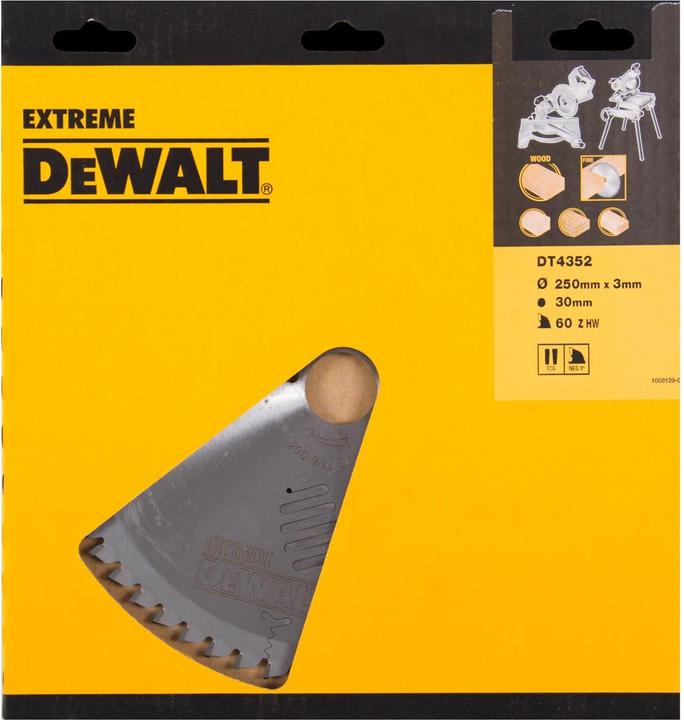 Produktbild DeWalt EXTREME ® Stationärkreissägeblatt DT4352hnitte und