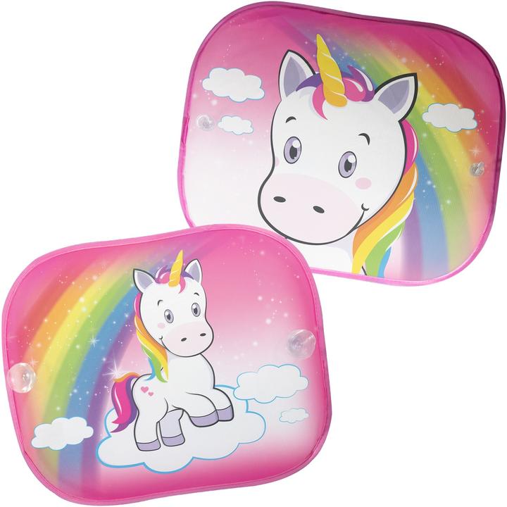 Produktbild Auto Sonnenschutz Einhorn 2 Stück