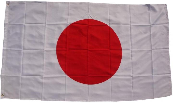 Produktbild trends4cents Flagge Japan 90 x 150 cm Fahne mit 2 Ösen 100g/m² Stoffgewicht Hissflagge für Mast