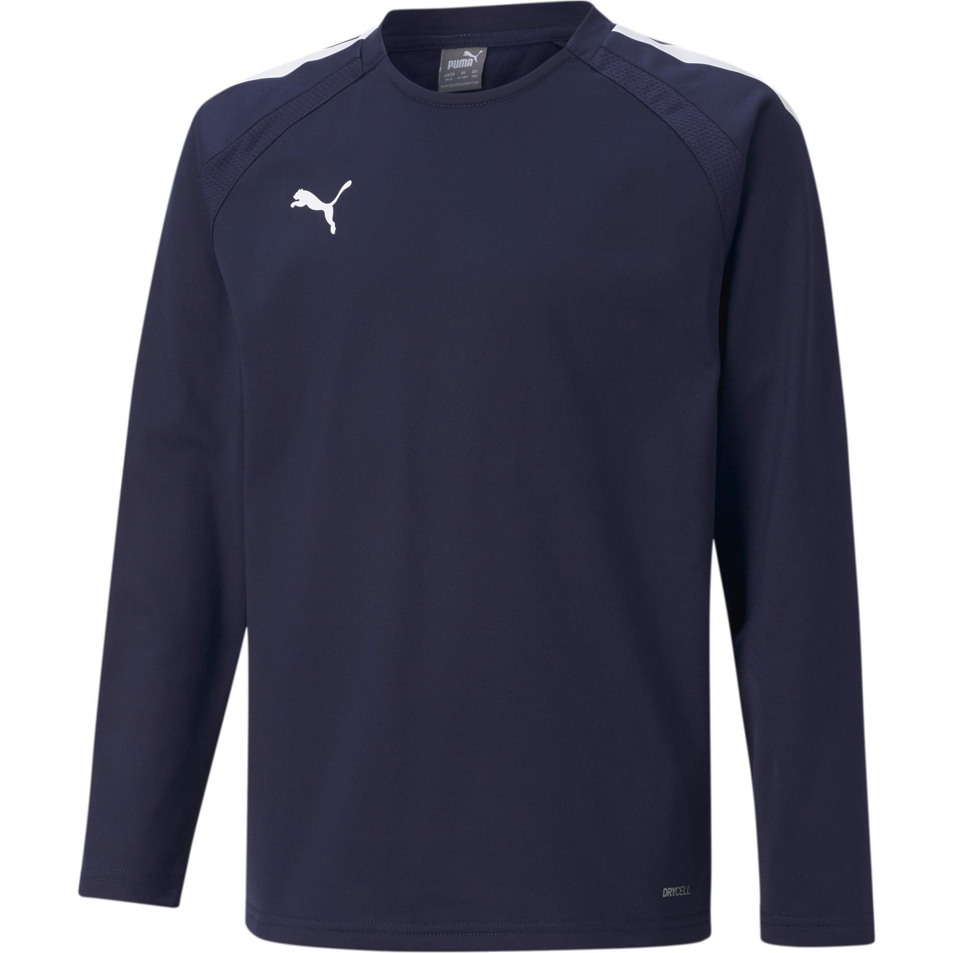 Puma, Jungen, Pullover, teamLIGA Training Sweat Jr-657239, Blau, (128)