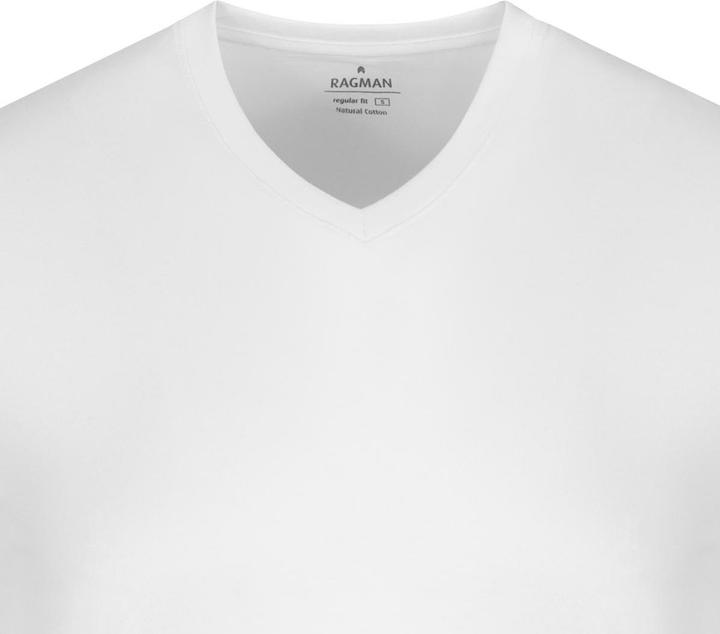 Produktbild Ragman 6er Pack Basic Unterhemd / Shirt Kurzarm (M)