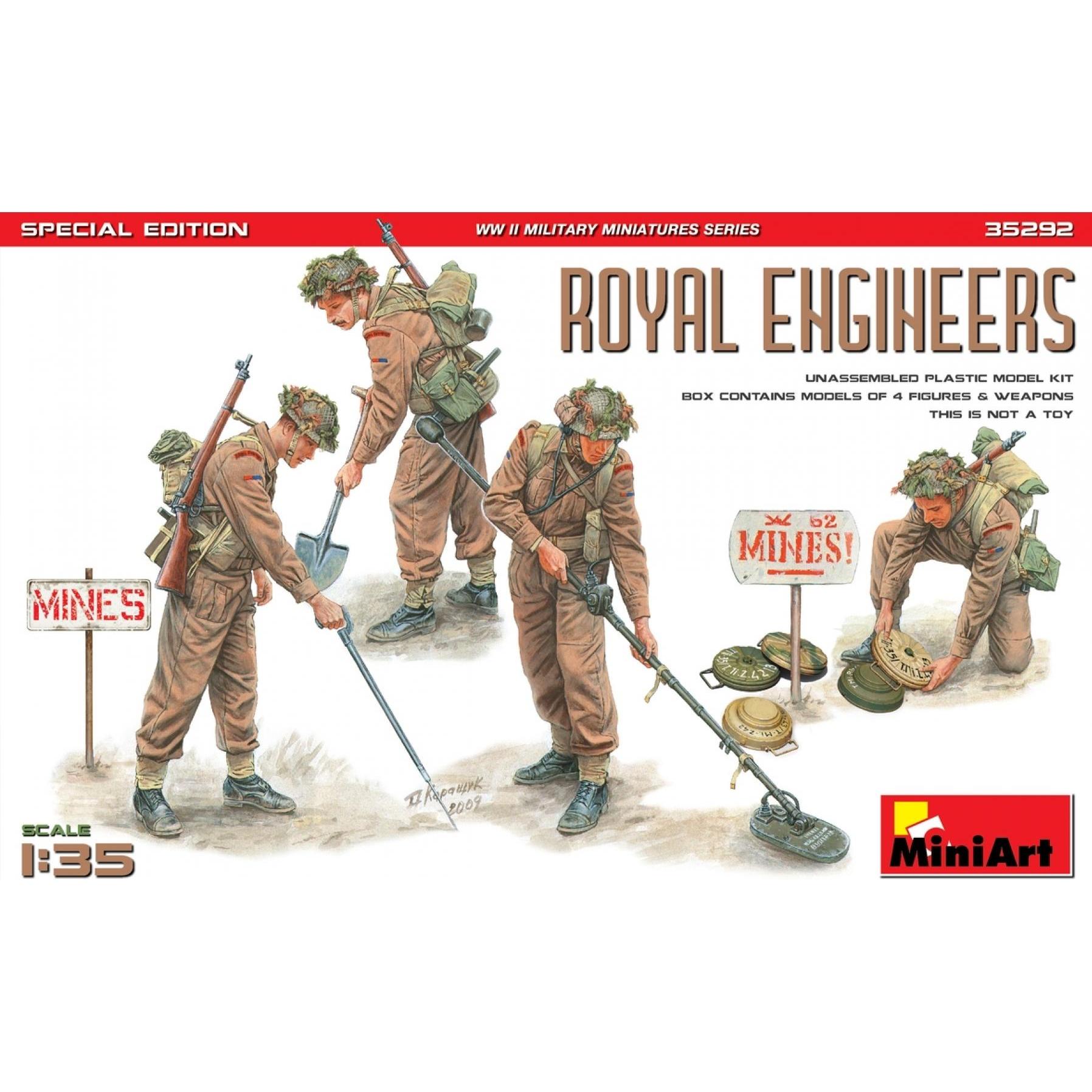Mini art Royal Engineers. Special Edition