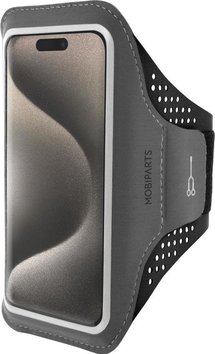 Produktbild Mobiparts Comfort Fit Sport Armband Apple iPhone 15 Pro Black