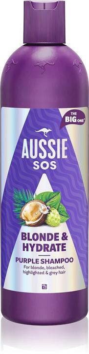Produktbild Aussie Shampoo SOS Biondo e Idratante Viola (Flüssiges Shampoo, 500 ml)