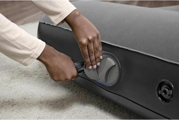Actual product image Bestway Tritech Twin Air Mattress with Built-in USB Pump 1.88 m x 99 cm x 30 cm (99 x 188 cm)
