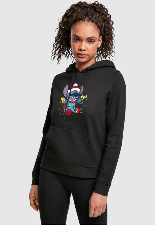 Produktbild Absolute Cult Ladies Lilo And Stitch - Christmas Lights Basic Hoody - 114337 (S)