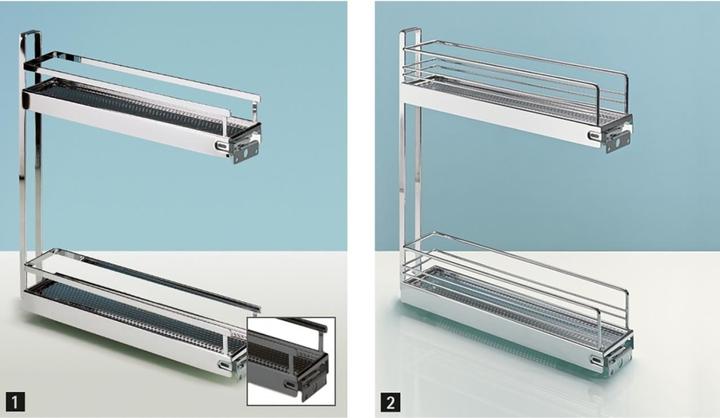 Hettich Frontauszug Classic silber für Actro 150 mm Schrankbreite (1 Stk.)