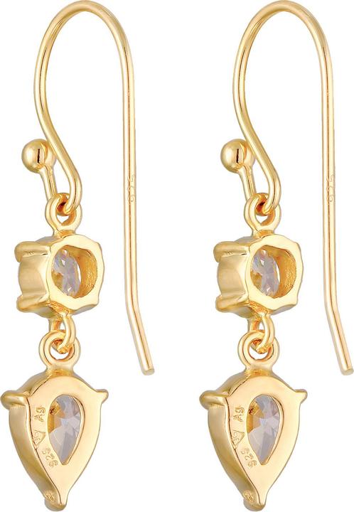 Immagine prodotto Elli Orecchini a goccia con solitario in zirconia cubica argento 925 (Zirconia, Elastico, Argento 925)