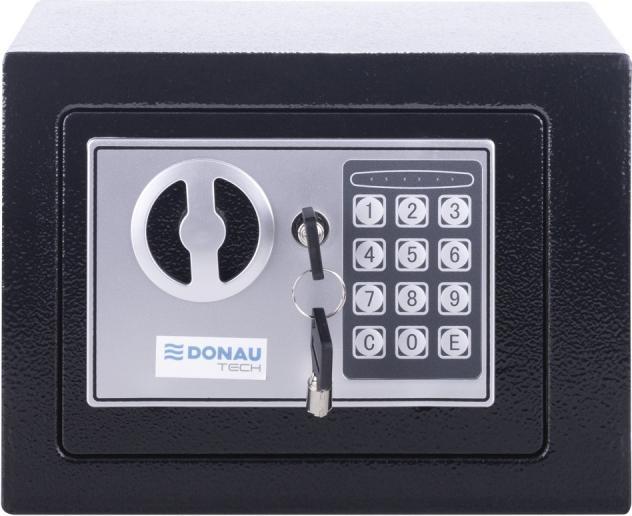 Donau Handmatige digitale kluis TECH, 230x170x170 mm, zwart