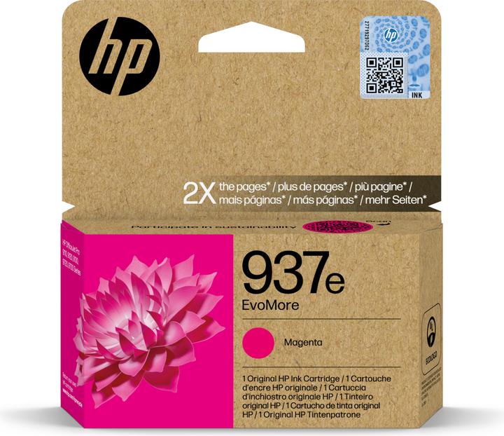 HP 4S6W7NE#CE1 937e EvoMore OJ PRO inchiostro magenta 1650pagine (M)