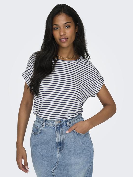 Image du produit Only Onlmoster Stripe S/S O-Neck Top Jrs Noos (M)