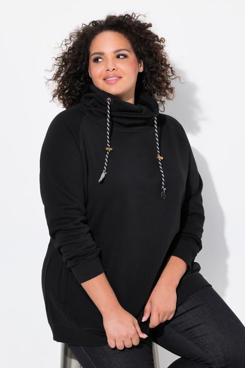 Produktbild Ulla Popken Sweatshirt, weiter Stehkragen, Taschen, Raglan-Langarm (50, 52)