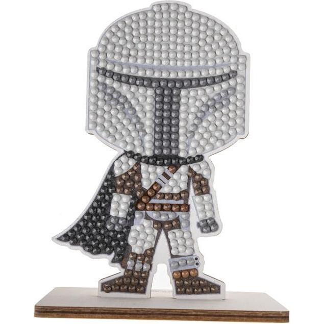 Craft Buddy Mandalorian, Crystal Art Buddy ca. 11x8cm