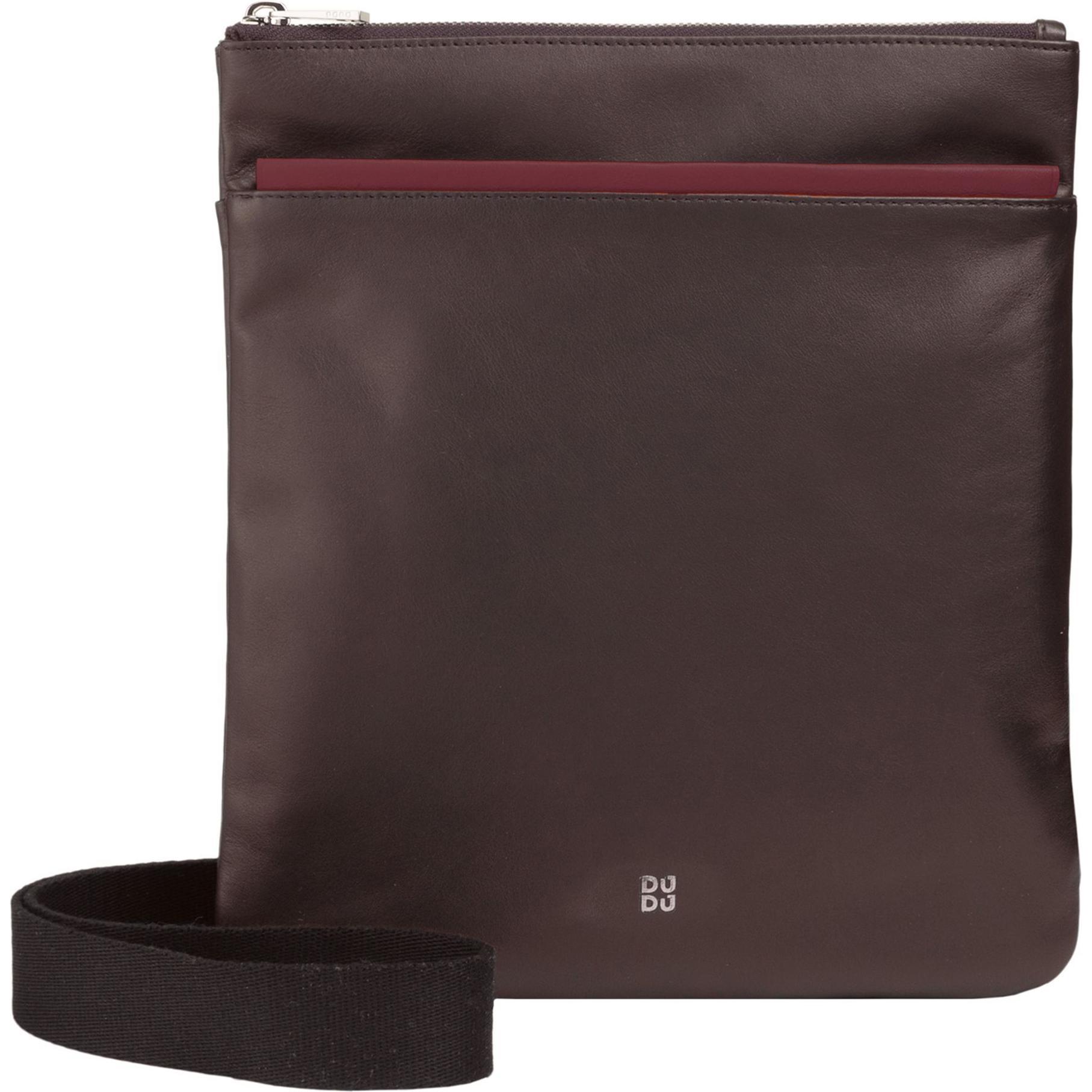 Dudu, Handtasche, Panay Umhängetasche Leder 24 cm, Rot