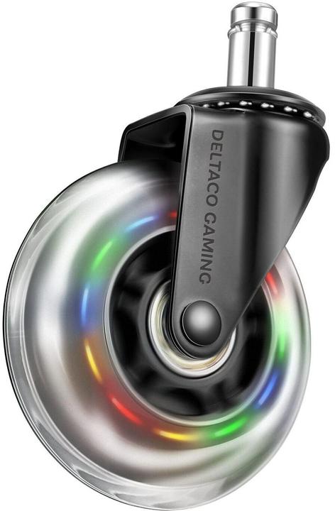 Actual product image Deltaco Gaming Rainbow Casters