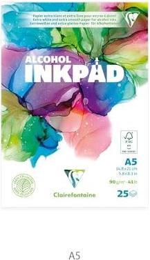 Image du produit Clairefontaine Bloc Alcohol Inkpad A5 25F 90g (90 g/m², 25x)