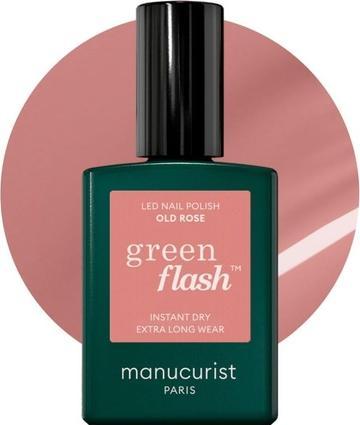 Image du produit Manucurist Green Flash vernis à ongles Old Rose (Rose ancienne, Vernis à ongles effet gel)