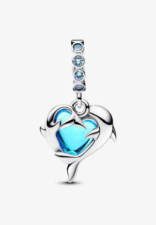 Immagine prodotto Pandora Ciondolo pendente Delfini in vetro di Murano blu (Vetro di Murano)