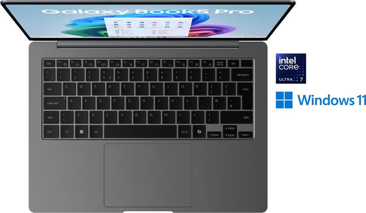 Actual product image Samsung NP940XHAA-EXP (14", 512 GB, 16 GB, DE, Intel Core Ultra 7 256V)