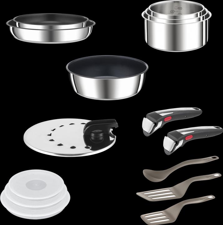 Actual product image Tefal Ingenio Preference On (28 cm, Pan set + pot set, Stainless steel)
