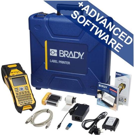 Brady M610-QY-EU-PWID, mobiler Thermotransfer-Drucker, QWERTY-Tastatur, mit PWIDS, PC-Anschluss, 3 (300 dpi), Etikettend...
