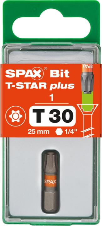 Produktbild Spax BIT T-STAR PLUS T30 25mm S