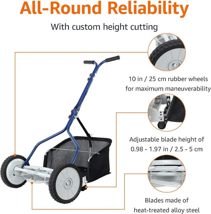 Image du produit Amazon Tagliaerba a Rullo Manuale (Manuel)