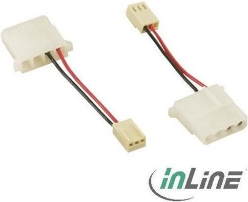 Produktbild InLine 3-Pin zu 4-Pol Molex Lüfteradapterkabel