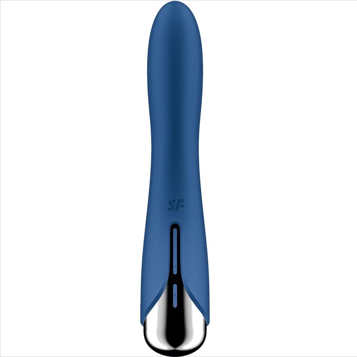 Actual product image Satisfyer Spinning Vibe 1 G-Spot Blue Rotator Vibrator