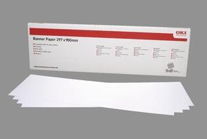 Image du produit OKI Papier bannière, 297 x 900mm, 50 feuilles (160 g/m²)