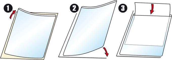 Actual product image POCKETS - transparent bags (A6, 50 x)